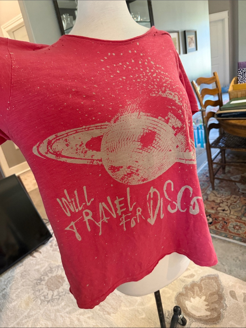 Magnolia Pearl Graphic Tee - “Will Travel for Disco”